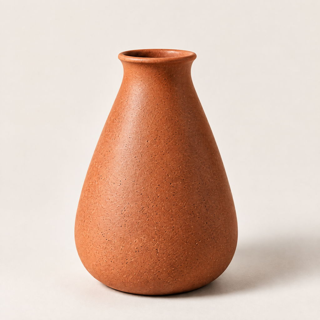 Waverlyo™ Terracotta Speckled Tapered Vase