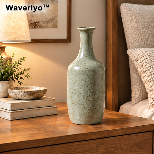 Waverlyo™ Sage Speckled Vase