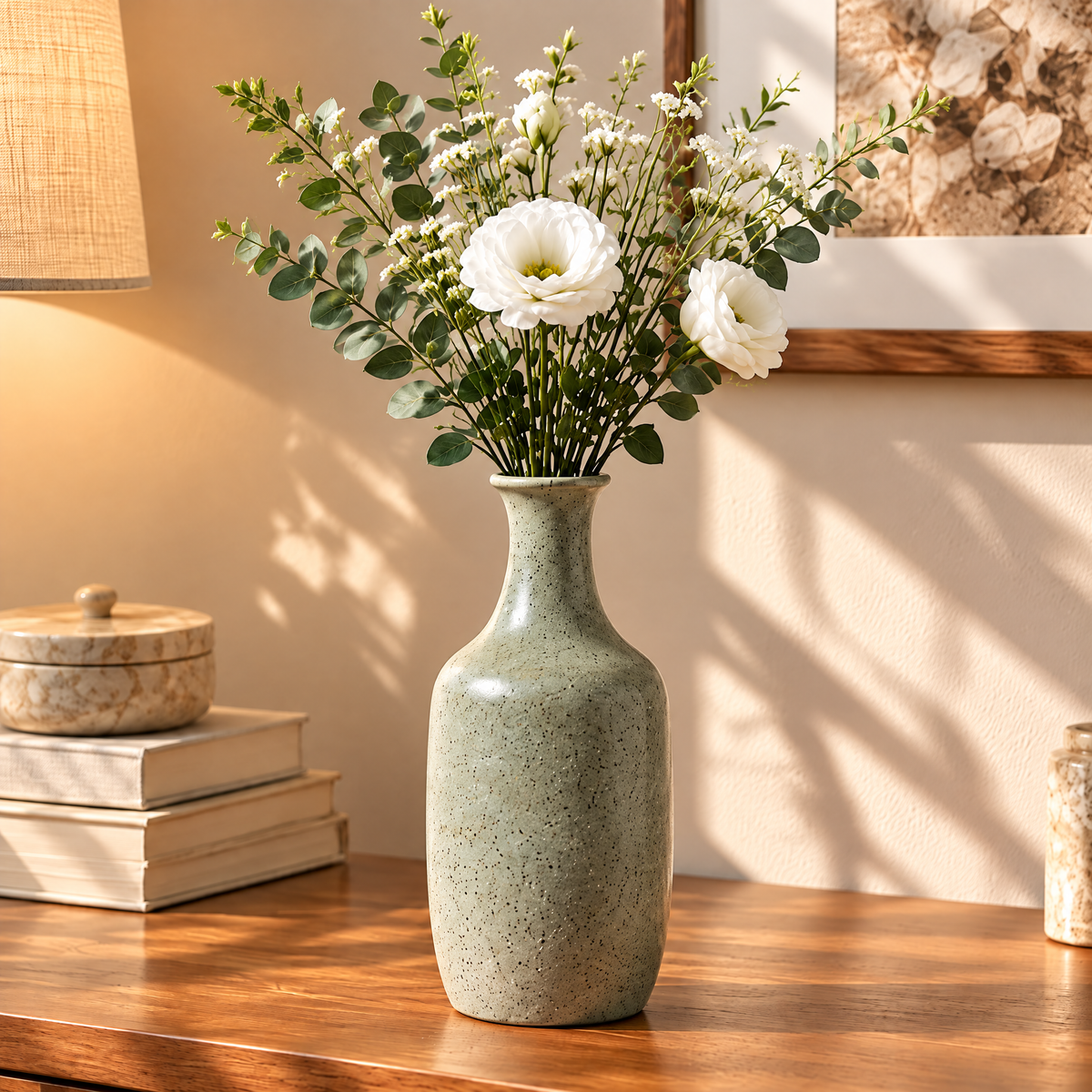Waverlyo™ Sage Speckled Vase